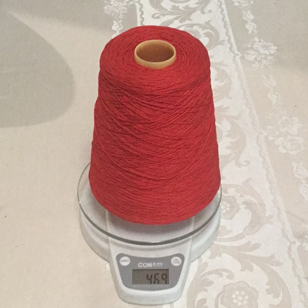 Tango, by Crystal Palace Yarns, BEAUTIFUL RED Cotton Yarn